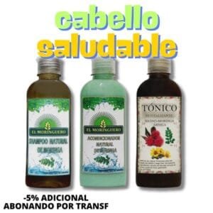 promo cuidado diario shampoo acondicionador enjuague bucal moringa