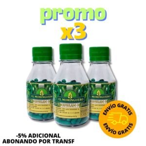 promo x 3 capsulas graviola el moringuero