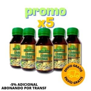 promo x 5 comprimidos de moringa y graviola el moringuero